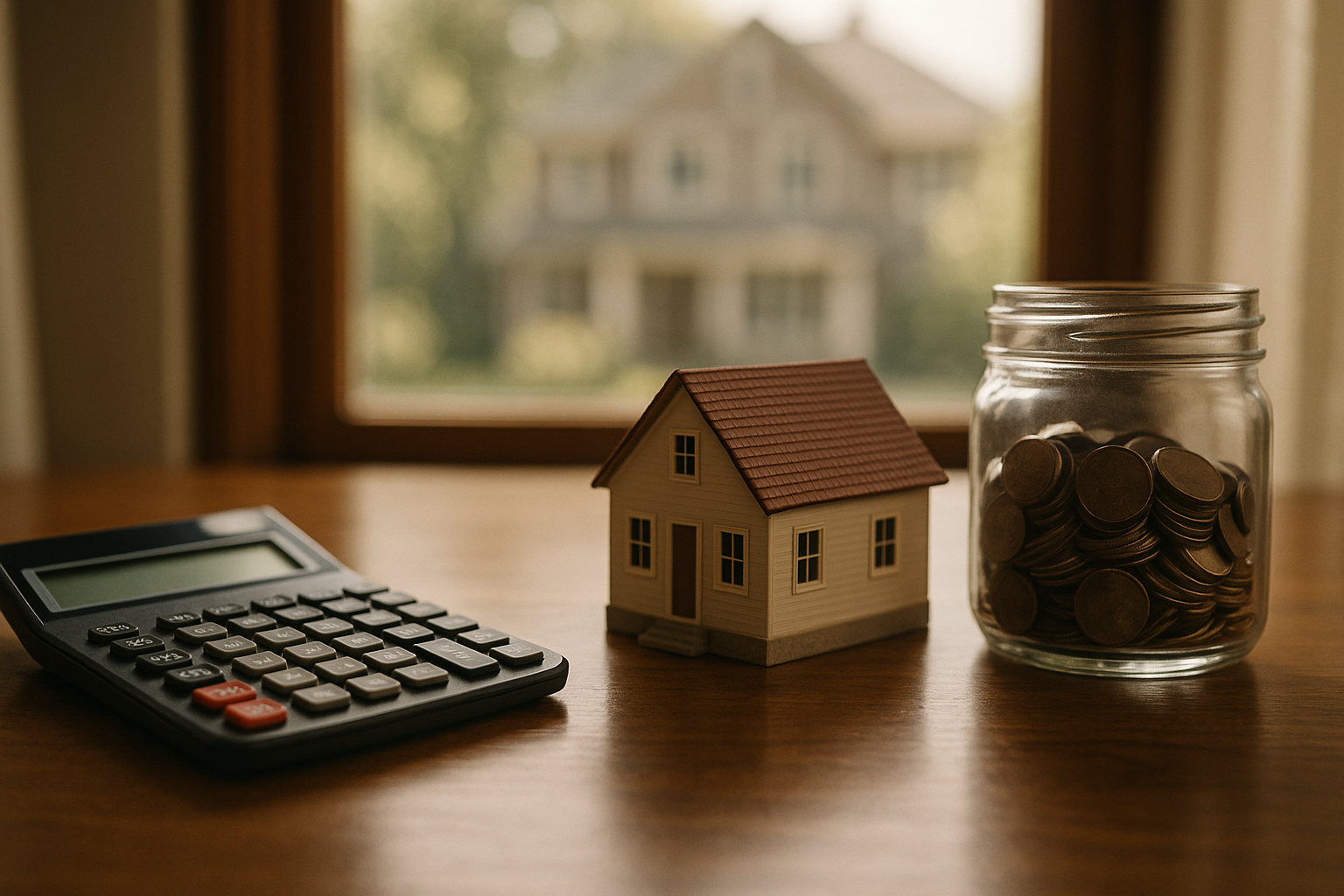 A friendly mortgage loan officer discussing trends with a homebuyer in an office setting.