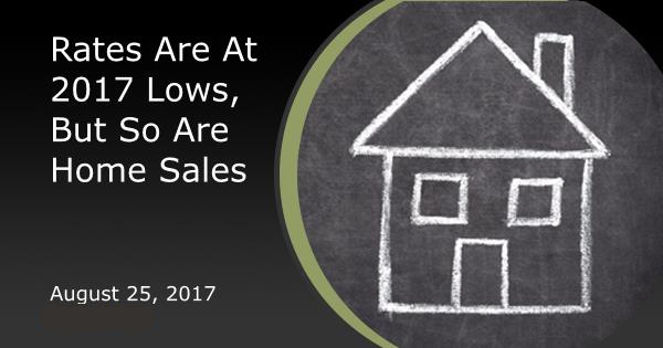 Rates Are At 2017 Lows, But So Are Home Sales