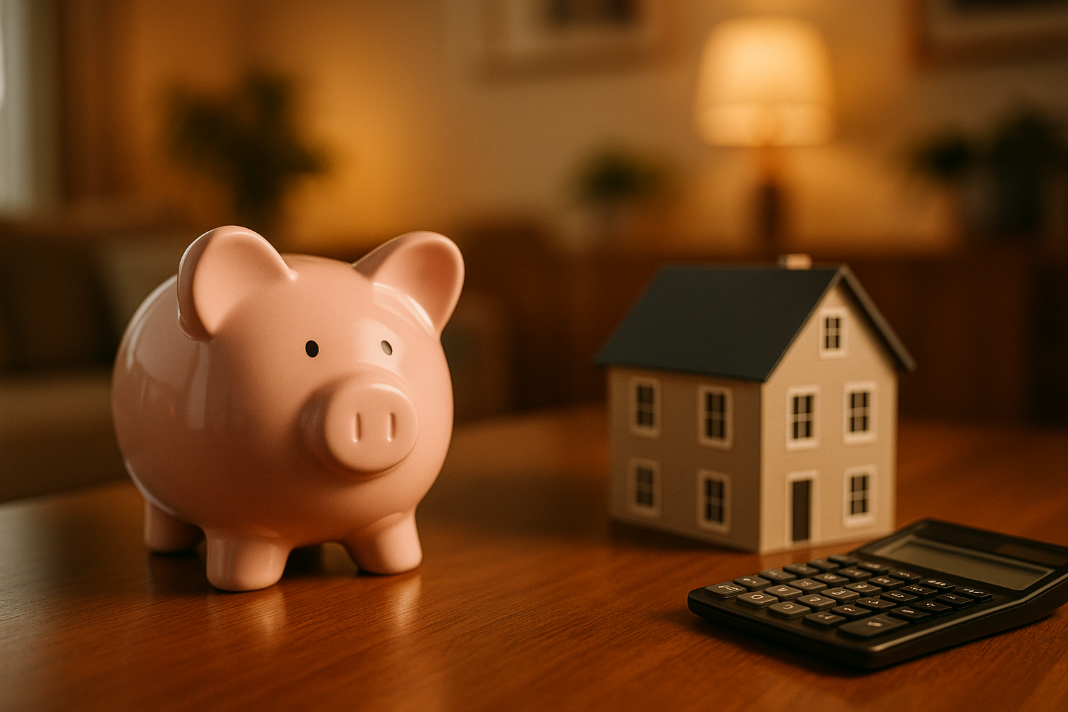 A friendly mortgage loan officer discussing options with a homeowner in a cozy office setting.