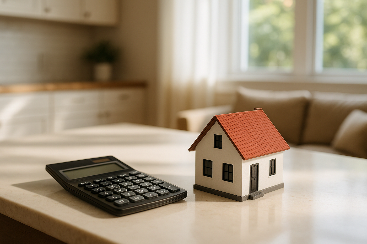 A friendly mortgage loan officer discussing recent market news with a homeowner.